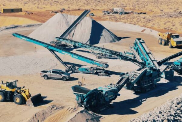 Stone Dust at Southern CA quarry