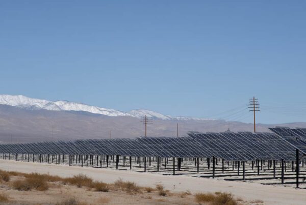 granite for solar farm in the Mojave desert